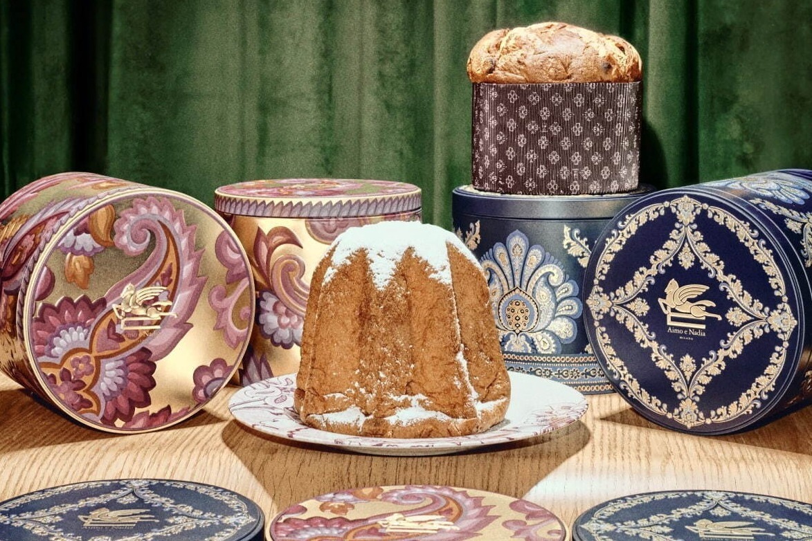 クリスマスケーキ｜エトロのイタリア伝統クリスマスケーキ「パンドーロ」とろける星型フォルム、ペイズリー柄ボックスで