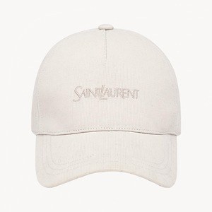 サンローラン、ロゴ刺繍のコーデュロイキャップや“ヒトデ＆YSL