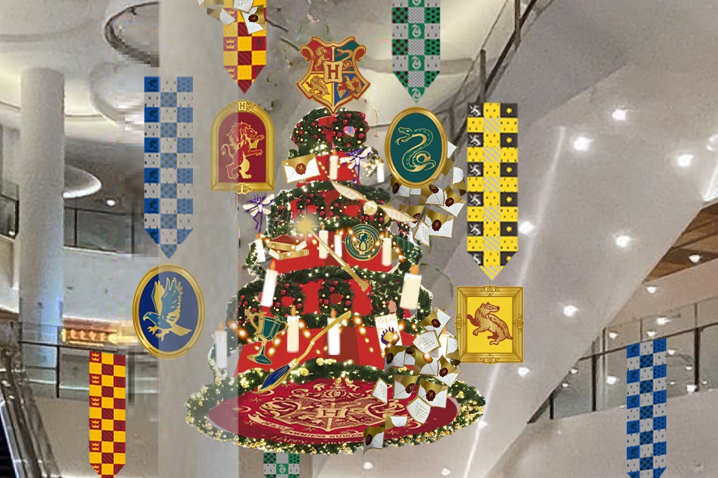 クリスマス｜「ハリー・ポッター」のクリスマスイベントがマークイズ 福岡ももちで初開催、巨大ツリーや特別上映も