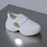 OAO×ハルノブムラタ“ゴールドプレート煌めく”厚底レザースニーカー、オールホワイトorブラック｜写真13