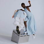 OAO×ハルノブムラタ“ゴールドプレート煌めく”厚底レザースニーカー、オールホワイトorブラック｜写真24