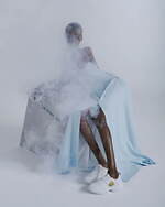 OAO×ハルノブムラタ“ゴールドプレート煌めく”厚底レザースニーカー、オールホワイトorブラック｜写真22