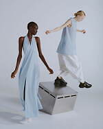 OAO×ハルノブムラタ“ゴールドプレート煌めく”厚底レザースニーカー、オールホワイトorブラック｜写真26