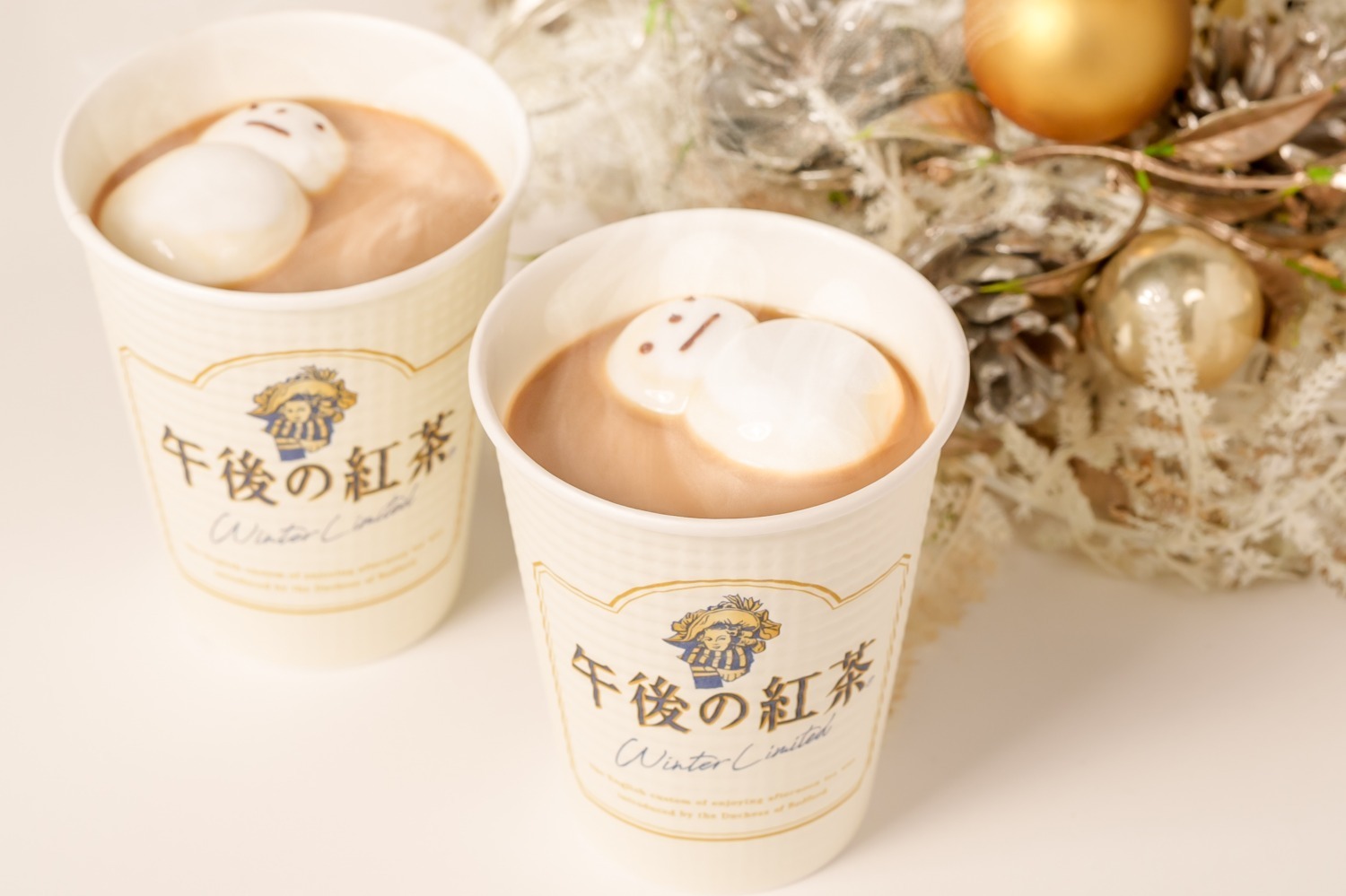 午後の紅茶｜午後の紅茶「冬のあったかいミルクティースタンド」表参道で、雪だるまマシュマロのせドリンク1杯無料提供