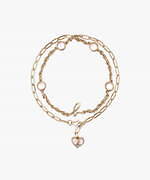 アニエスベー24年クリスマスジュエリー、ピンクに艶めくハートピアス＆淡水パールネックレスなど｜写真12