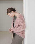 スナイデル24年クリスマス、“ふわふわ＆キラキラ”シャギーカーディガンやレース襟のワンピース｜写真6