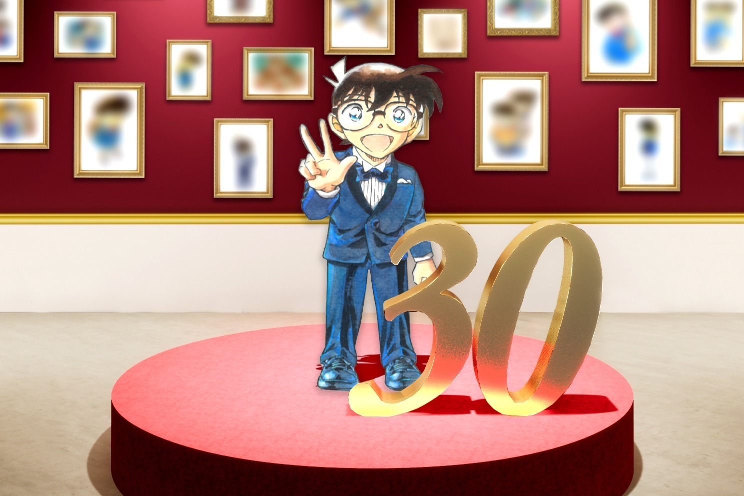 名探偵コナン30周年展　コナン展　複製原画　毛利蘭　新蘭　隻眼の残像 名探偵コナン30周年展 コナン展 複製原画 毛利蘭 新蘭 隻眼の