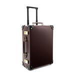 グローブ・トロッター 銀座店限定スーツケース＆ミニバッグ、深みのあるオックスブラッド×ネイビーで｜写真1