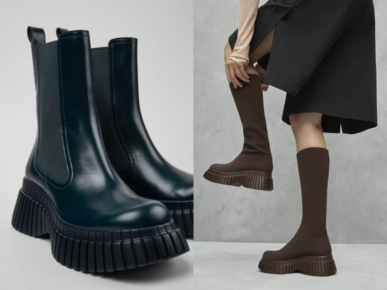 「BCN」ショート(グリーン) 46,200円、ロング(ブラウン) 39,600円