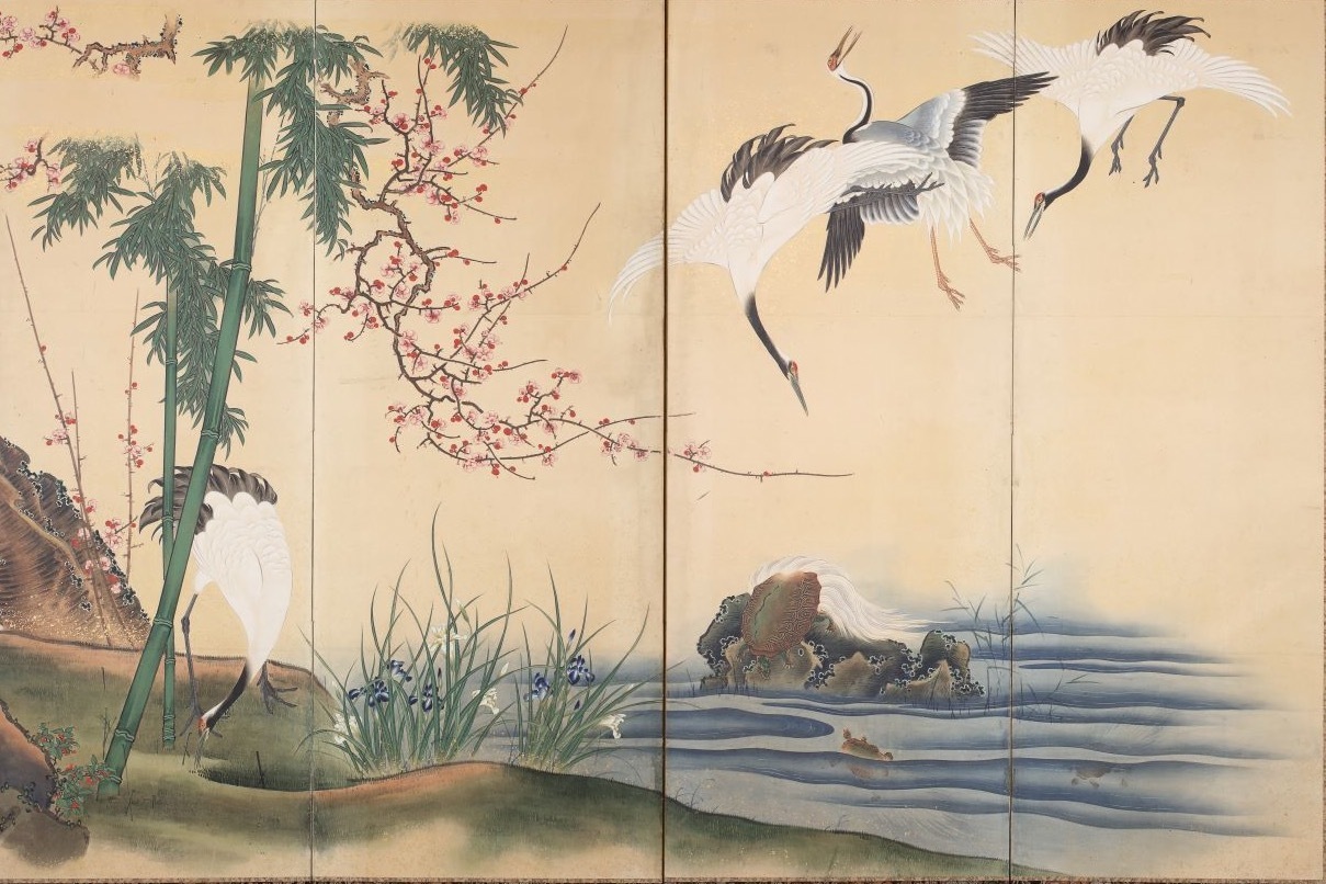 やまと絵｜企画展「蓬莱図をよむ」岩手・盛岡で - 絵画・工芸品などから探る、古代中国の理想郷“蓬莱”の姿