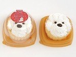“真っ白＆ふわふわ犬”のクリスマスケーキ「いぬぬバスクチーズケーキ」全国ミニストップで、1人用も｜写真3