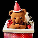 ルワンジュ東京の24年クリスマスケーキ、煙突から“クマ”が顔を出すケーキや雪だるまのチーズタルト｜写真5