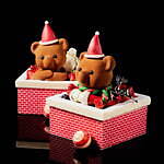 ルワンジュ東京の24年クリスマスケーキ、煙突から“クマ”が顔を出すケーキや雪だるまのチーズタルト｜写真4