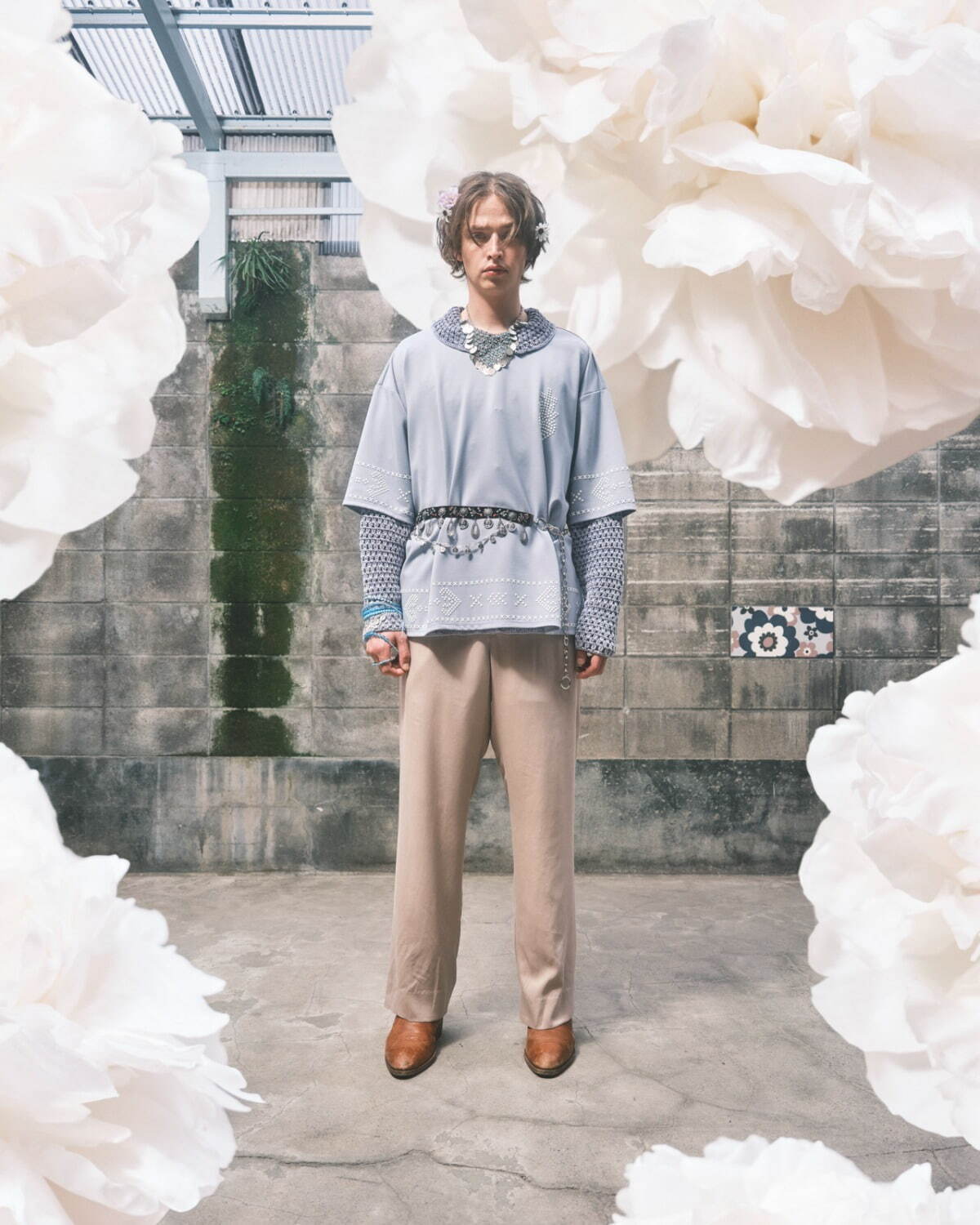 AMOK アモク 20aw チェックコンビコート amok 2024秋冬コレクション – ANLIO（アンリオ）