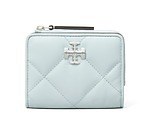 トリー バーチ24年クリスマス“星やパール”のチャーム付きミニ財布、ダイヤモンドキルトのレザーで｜写真6