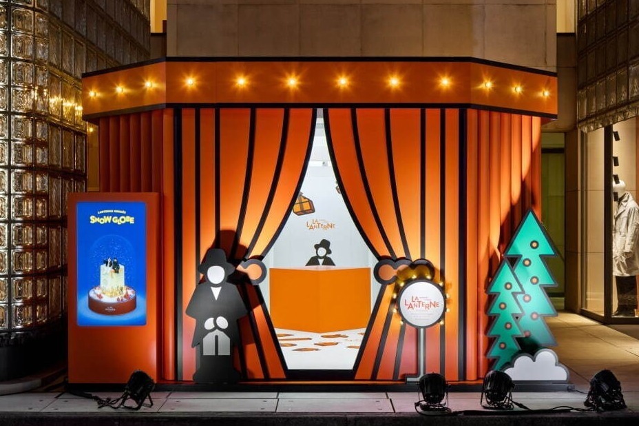 写真｜エルメスの年間イベント「ランタンエルメス」12月は“オレンジボックス”に着目、フォトスポットも