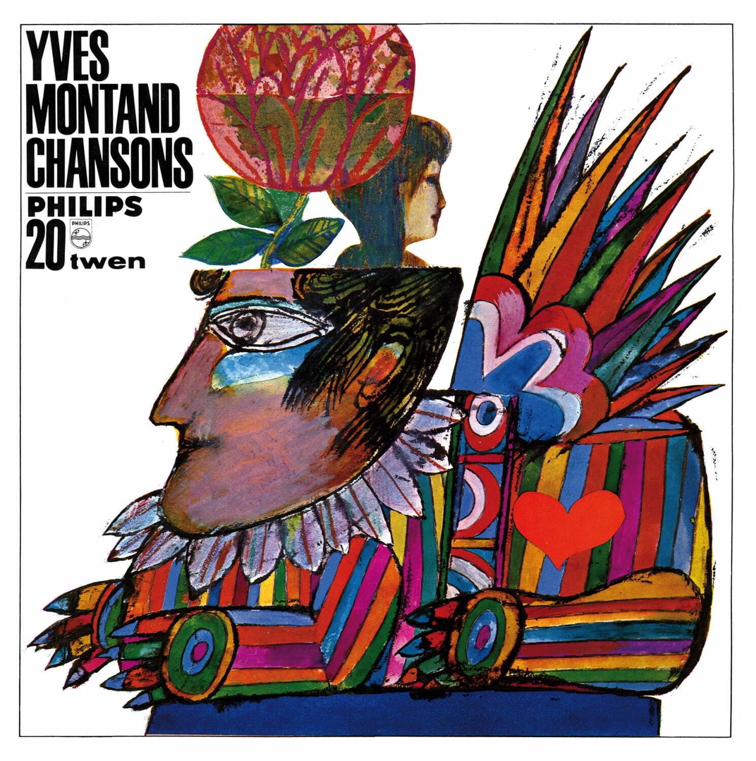 ハインツ・エーデルマン 《レコードジャケット「イヴ・モンタン シャンソン」》 1963年
A5コレクション デュッセルドルフ蔵
© Valentine Edelmann