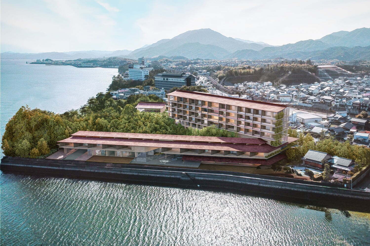 世界遺産｜ヒルトン「LXRホテルズ＆リゾーツ」28年に広島初進出、厳島神社の大鳥居を望むラグジュアリーホテル