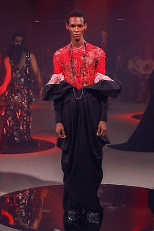 ユイマナカザト オートクチュール(YUIMA NAKAZATO Haute Couture ) 2024-25年秋冬ウィメンズ&メンズコレクション  - 写真12