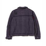 ネイバーフッド×フィンガリン、“ダメージ加工”ステッチカーディガンや2WAYスタンドカラージャケット｜写真11