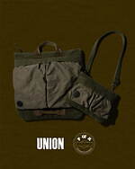 POTR×ユニオン、“柔道着”着想ステッチ入りボディのショルダーや2WAYヘルメットバッグ｜写真15