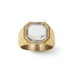 シハラ“大きなダイヤモンド”のドーバー銀座限定リング、カットを抑えた洗練された佇まい｜写真1