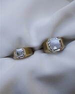 シハラ“大きなダイヤモンド”のドーバー銀座限定リング、カットを抑えた洗練された佇まい｜写真5