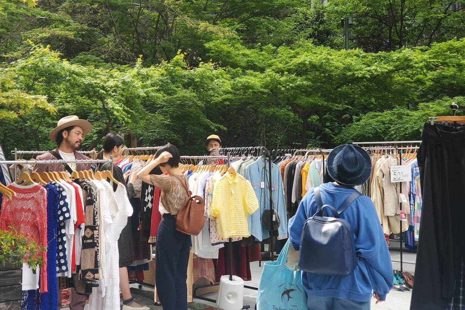 古着｜「にほんばし古着市vol.2」東京・日本橋の福徳の森で、約20店舗の古着屋が集結