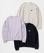 アニエスベー×アダム エ ロぺ“パステルカラー”のスウェット、ゆったりシルエット＆ロゴ刺繍｜写真1