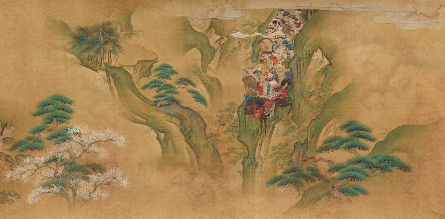 《一の谷合戦絵巻》 江戸時代 18世紀
大倉集古館蔵 ［巻替えあり］