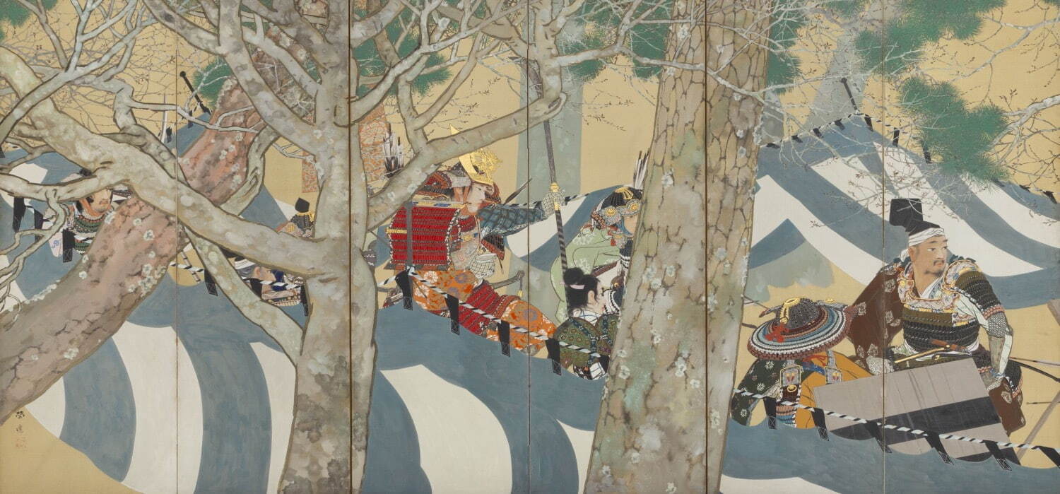 武士や鷹狩を描いた日本画が一堂に”企画展「武士の姿・武士の魂