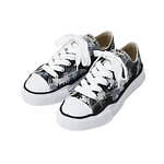 メゾン ミハラヤスヒロ×ピース アンド アフター、“パズルカモ柄”スニーカー＆ゆったりTシャツ｜写真1