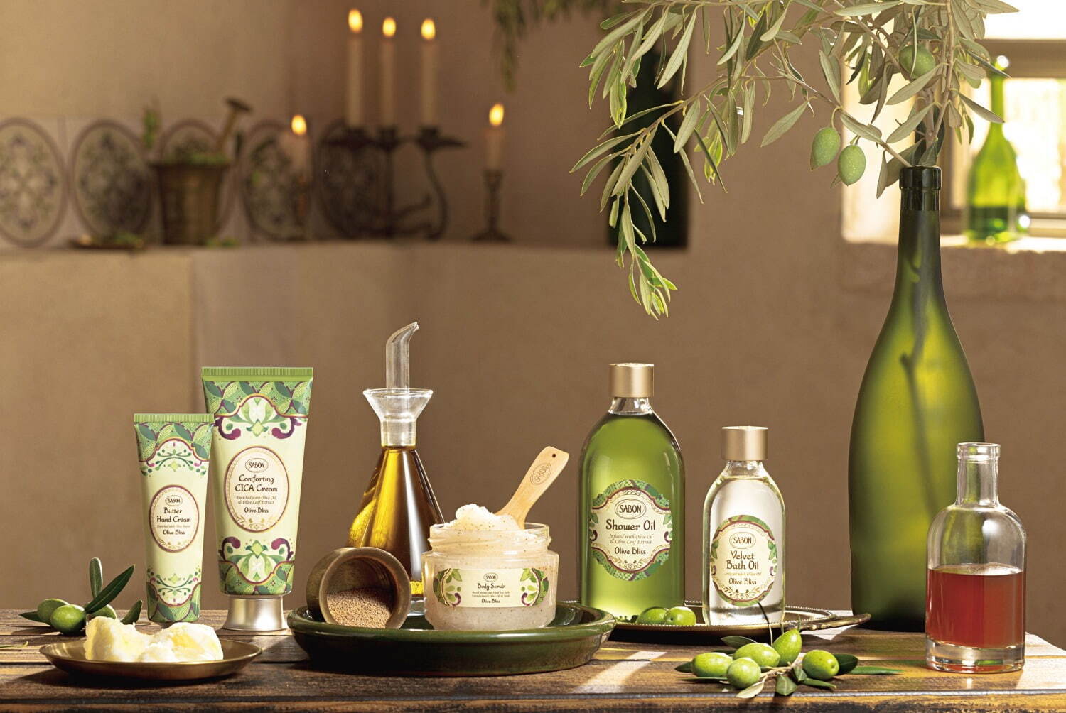 SABON2025年春ボディケア“まるごとオリーブの恵み”ボディスクラブ＆濃密に潤うクリーム｜写真2