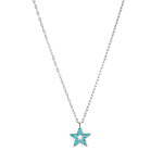 ネオンブルーの宝石輝く“星”のネックレス＆ピアス、ジュエリーブランド・カジタより｜写真3