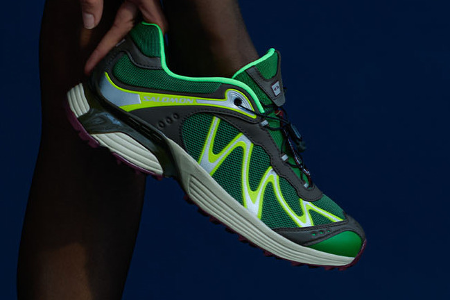 サロモンのスニーカー「XT-ウィスパー」アーカイブを復刻、ネオングリーン際立つ新色