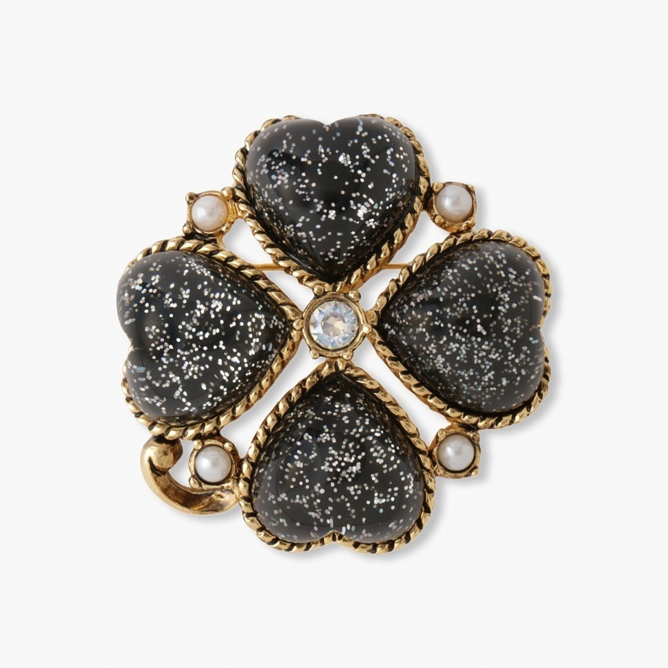 【ANNA SUI】即対応 クローバーモチーフ ブローチ Amazon | [アナスイ]クローバーモチーフ ブローチ SAMV0443 XD