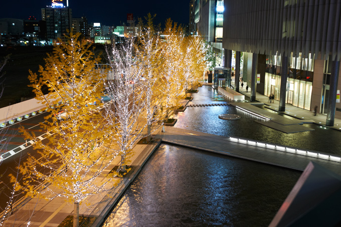 23万の光が彩る、グランフロント大阪のXmasイルミネーション - アナ雪などディズニーをテーマに | 写真