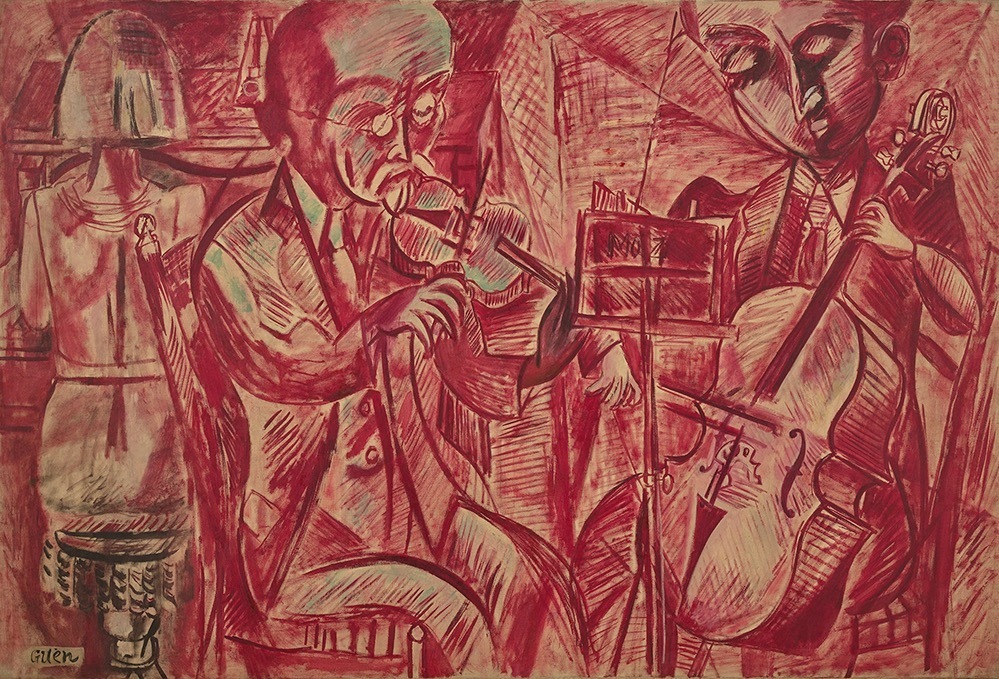 猪熊弦一郎 《トリオ》 1937年 © 公益財団法人ミモカ美術振興財団