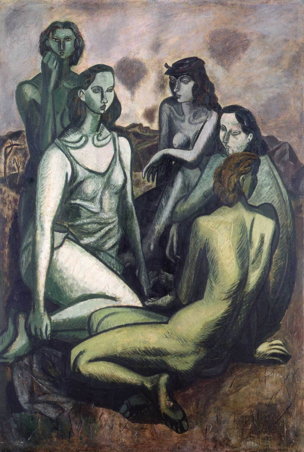 猪熊弦一郎 《昼》 1937年 © 公益財団法人ミモカ美術振興財団