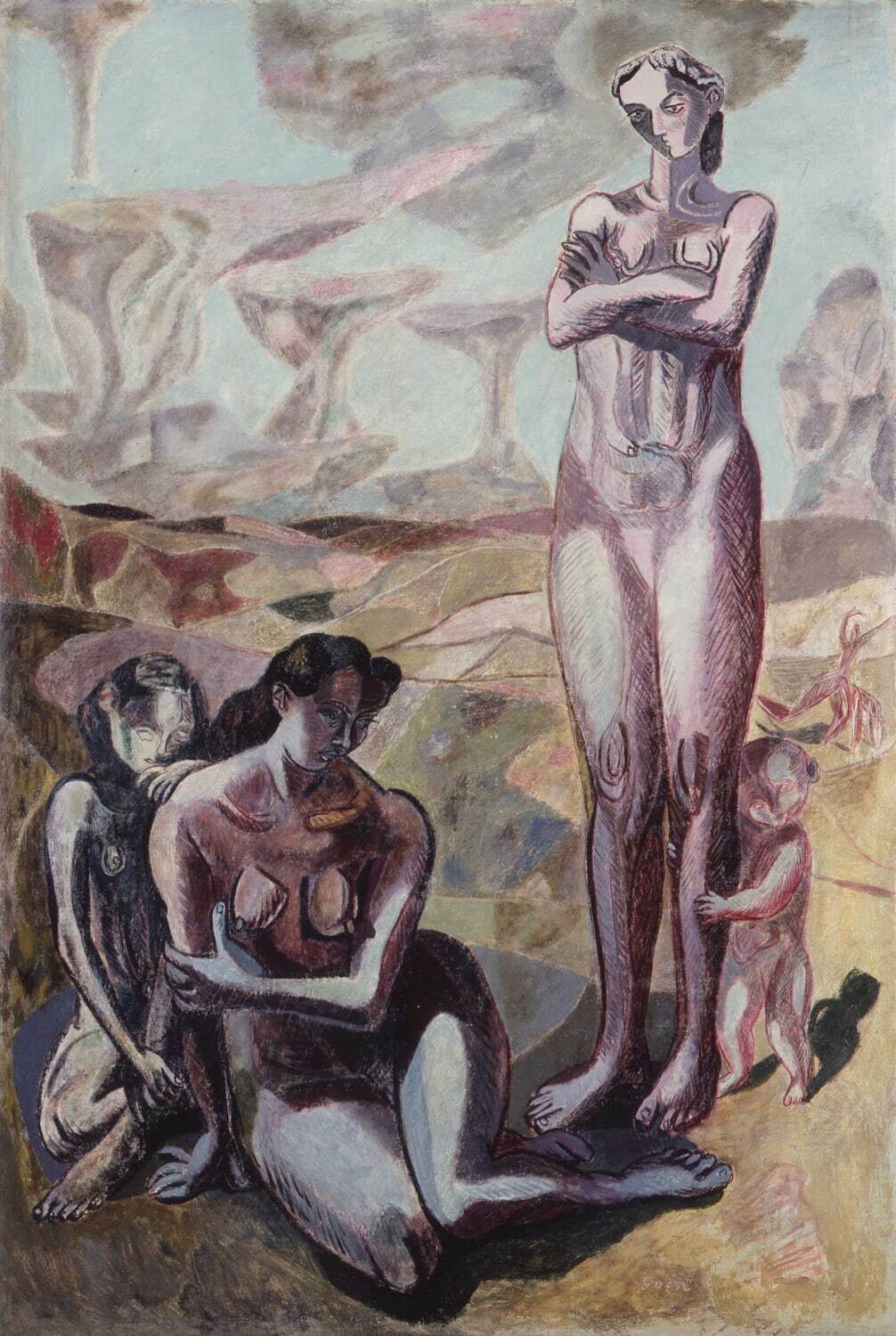 猪熊弦一郎 《黄昏》 1937年 © 公益財団法人ミモカ美術振興財団