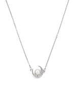 ランバン オン ブルー24年クリスマスジュエリー、夜空に星が浮かぶネックレス＆三日月揺れるピアス｜写真6