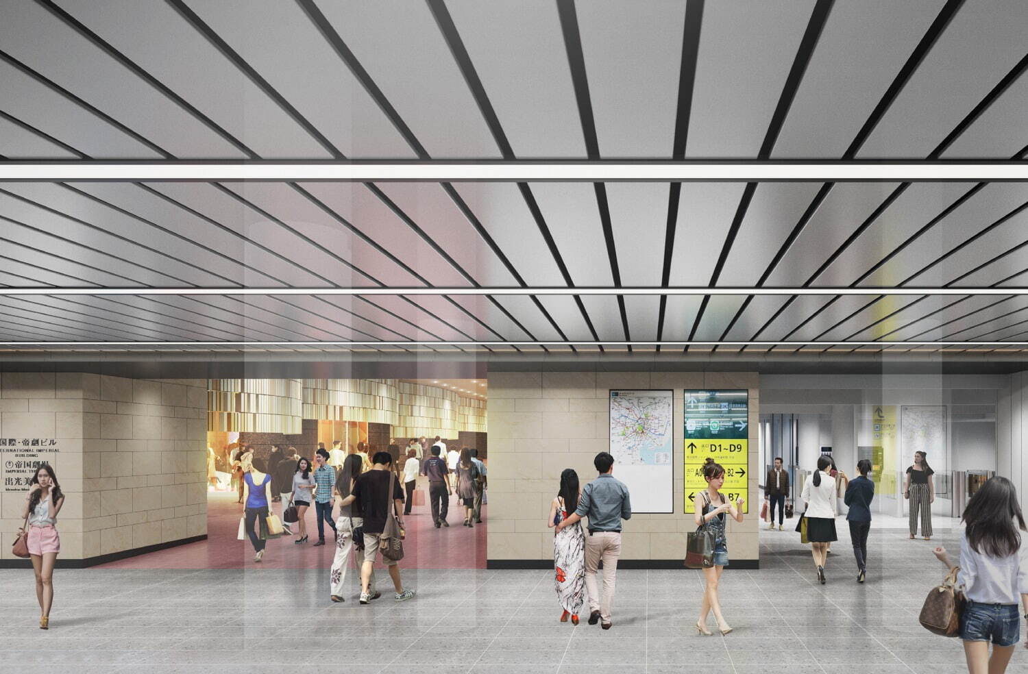 帝国劇場＆出光美術館がリニューアル、国際ビル・帝劇ビル建替で - 新商業施設や屋外テラスも｜写真17