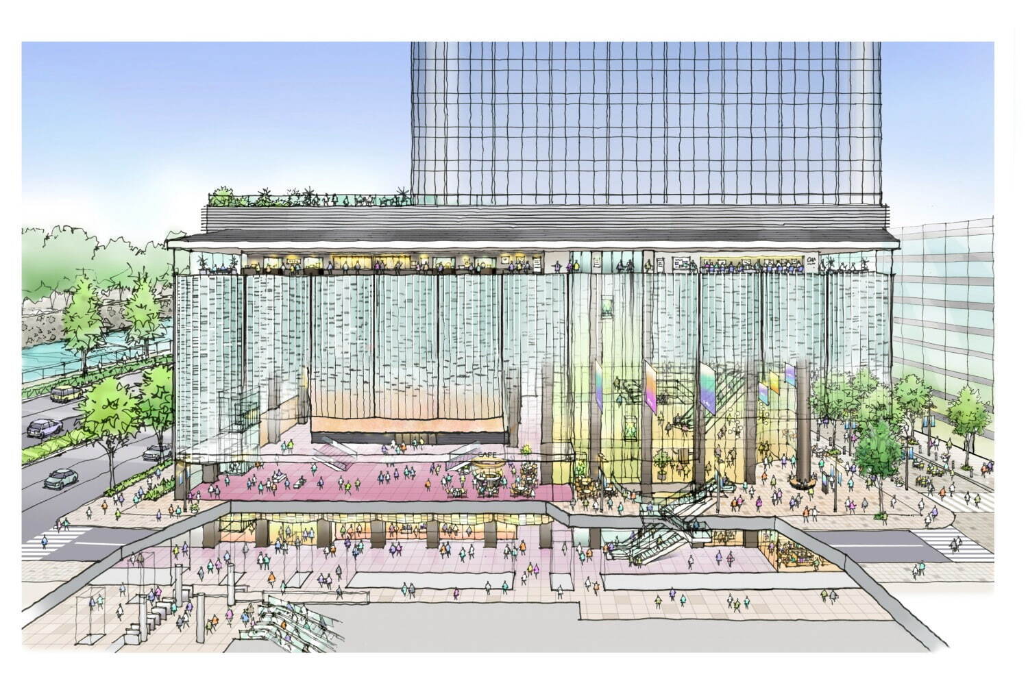 帝国劇場＆出光美術館がリニューアル、国際ビル・帝劇ビル建替で - 新商業施設や屋外テラスも｜写真2