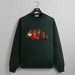 Kithクリスマスのルームウェア、テディべア刺繍のスウェットやモノグラム柄シアリングスリッパ｜写真2