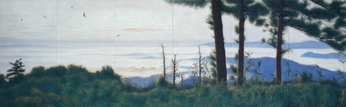 平山郁夫 《八雲立つ 出雲路古代幻想》 1998年 平山郁夫シルクロード美術館蔵