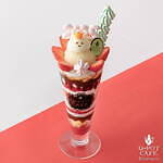 Q-pot CAFE.正月アフタヌーンティー、25年干支“ヘビ”着想抹茶ケーキ＆鏡餅風パフェも｜写真3