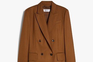 マックスマーラ2025年リゾート「オリンピア ジャケット」柔らかウール素材のダブルジャケット
