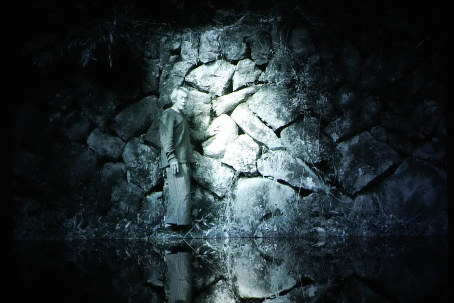 坂本龍一＋高谷史郎 《TIME TIME》 2024年
企画展「坂本龍一｜音を視る 時を聴く」 東京都現代美術館 2024-25年 展示風景