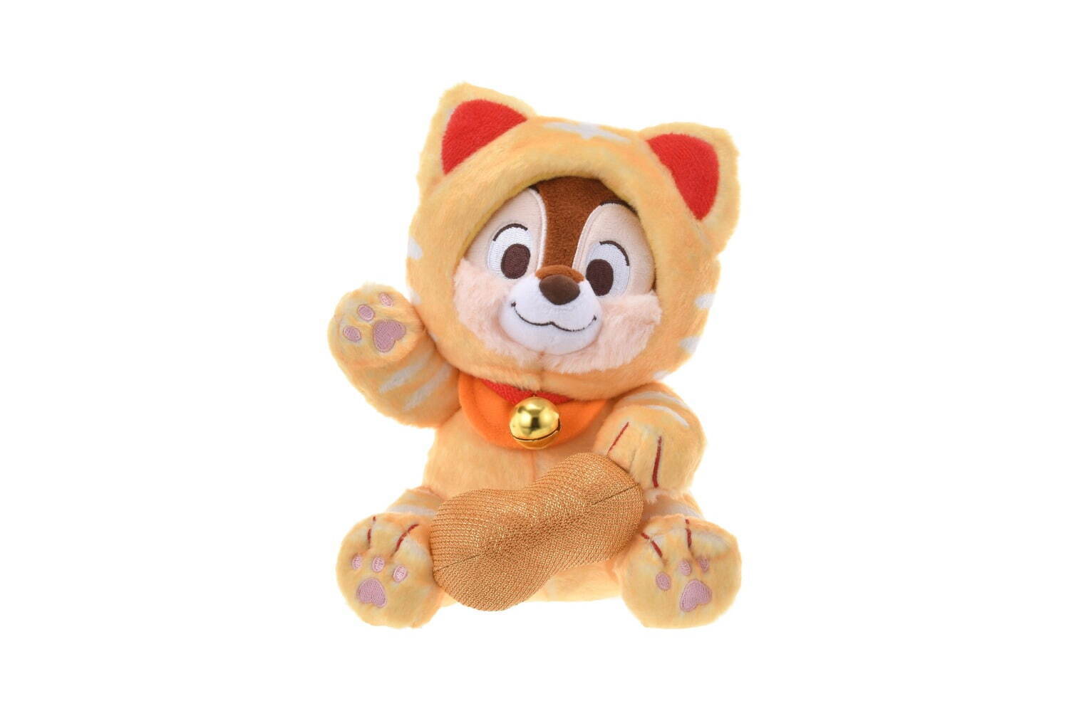 ディズニーストア25年お正月、“猫に扮する”ミッキーのぬいぐるみ
