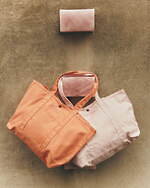 エルエルビーン“桜や桃”イメージのピンク色トートバッグ、サロン アダム エ ロペ限定｜写真2